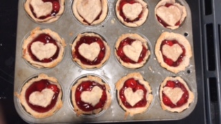 Tarts made by our students with Baba's crust recipe