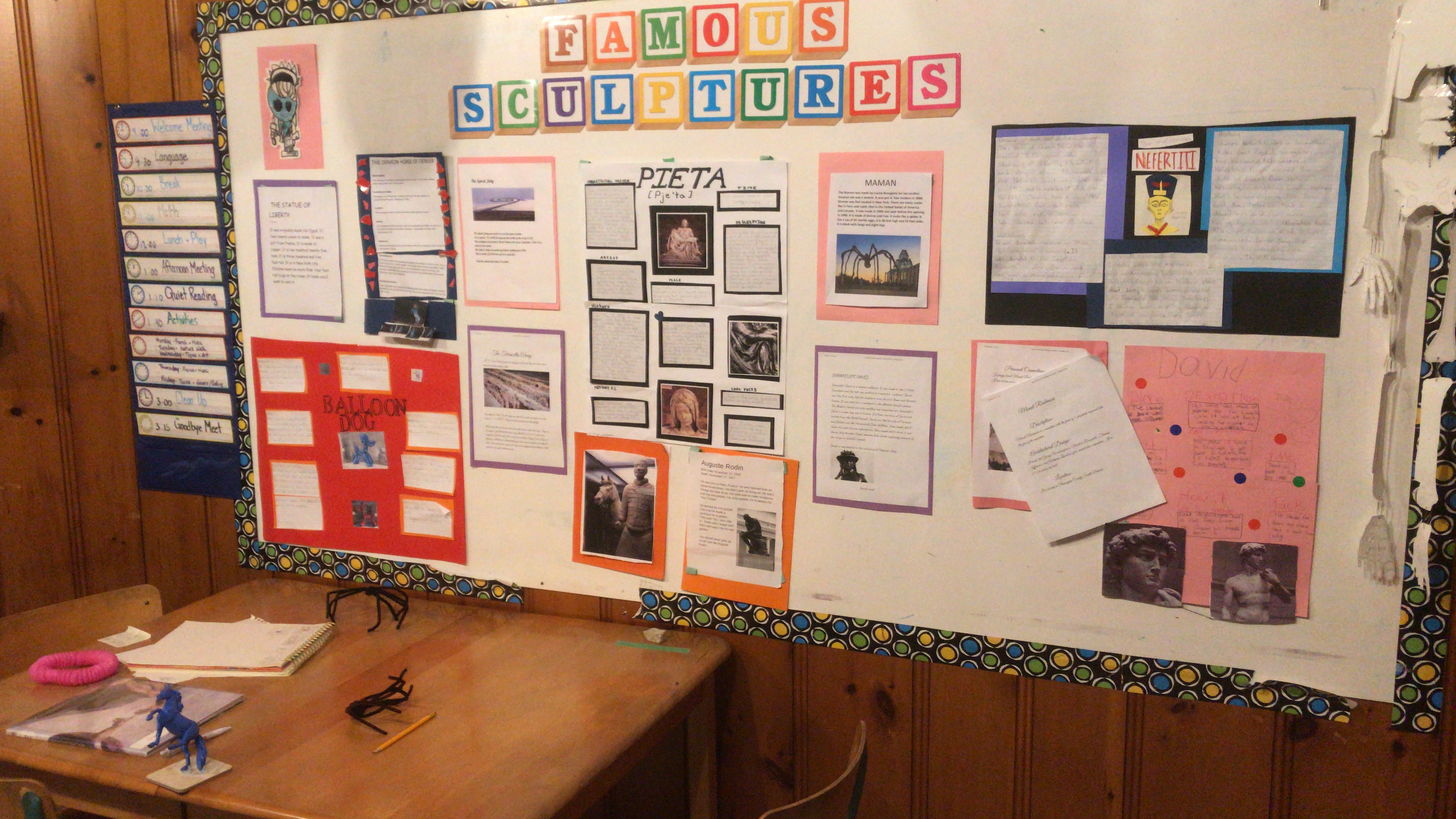 Research projects displayed for Presentation Day